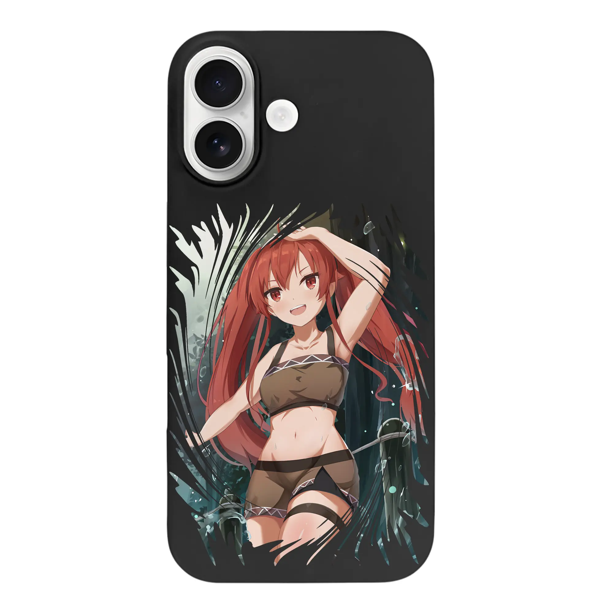 無職転生 グッズ,エリス・ボレアス・グレイラット - iPhone 17 シリーズ シリコンケース 薄型 耐衝撃 指紋防止 ソフトタッチカバー 精密フィット 傷防止 保護ケース iPhone 17/17 Air/17 Pro/17 Pro Max 対応